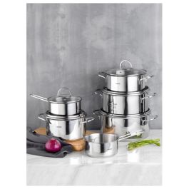 Batterie de Cuisine Bergner Classic Argenté 6 Pièces
