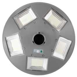 Luminaria Solar LED 150W 15000Lm 6000K IP67 Gris [HO-SOLSTSMD150W-G-CW]