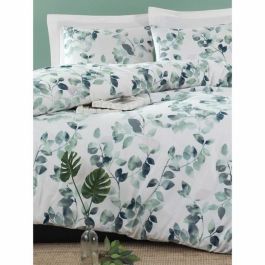 Housse de couette 220x240 cm et taies d'oreiller 60x60 cm - 65% Coton, 35% Polyester - Vert - ASI8683742431756