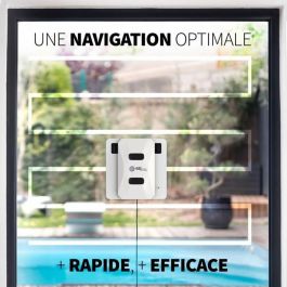 Eziclean EZI1700526492112 Robot Nettoyeur de Vitres Windobot S5 Pro 72W Blanc