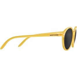 Northweek VESCA SHINE OCRE Lunettes de soleil Polarisées Noir Unisexe UV400 Verre Noir Monture Ocre