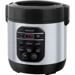 Sencor SRM 0650SS - Cuiseur à riz 0,6 litre avec 5 modes (riz, vapeur, mijotage), maintien au chaud 12h et cuve inox - Cuisson automatique Precio: 57.024. SKU: B12W6TJSZA