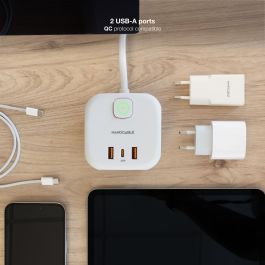 Réglette NANOCABLE 10.37.0011 Blanc (1,4 m)