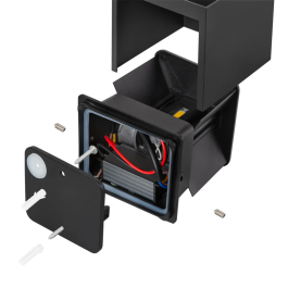 HO Aplique LED Extérieur 10W 1000lm IP65 Noir 2700K - HO-APL06-IP65-B-WW