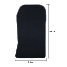 OCC Design Tapis sur mesure Mercedes W124 Classe E Sedan 1984-1995 5Pz Gris Foncé OCCMC0043GD