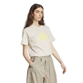 T-shirt à manches courtes femme Adidas Beige 7-8 ans