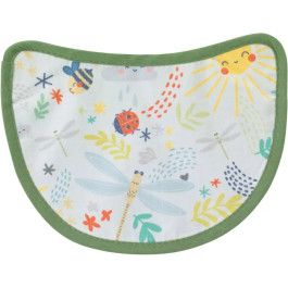 Infantino Swift Classic - Porte-bébé léger avec bavoir Wonder Cover détachable et poche avant extensible - Pour 3.2 à 11.8 kg - Vert
