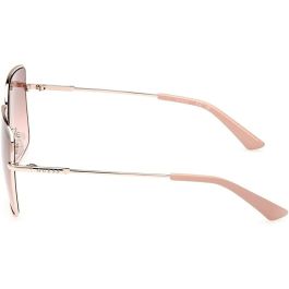 Guess Gafas GU7866 32F Lunettes de Soleil Femme Monture Dorée Verres Dégradés Marron Carrées 140mm