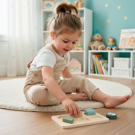 Jeu en bois Woomax 22 x 22 x 6 cm (2 Unités)