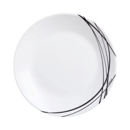 Plato Postre Opal Domitille Negro Arcopal 18 cm