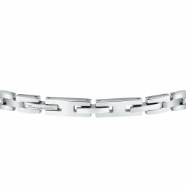 Bracelet Homme Maserati Acier inoxydable 21,5 cm Argenté
