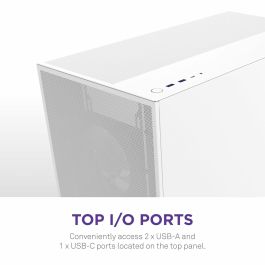 Boîtier ATX semi-tour NZXT H7 Flow Midi Blanc