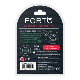 Anneau Pénis Forto Rouge L Ø 50 mm