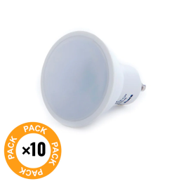 SKY Pack 10 Ampoules LED GU10 7W 520Lm 6000K 40.000H SKY-GU10-7W-CW-PK10-AP