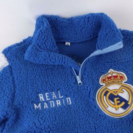 Sweat-shirt à capuche fille Real Madrid C.F. Bleu