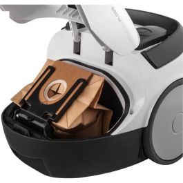 Sencor Aspirateur Traîneau avec Sac SVC 45WH-EUE3, Moteur ECO 850W, 1.5L, 79 dBA, Filtration 5 Niveaux, Cordon 5m, Blanc