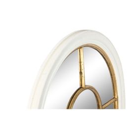 Miroir mural Home ESPRIT Blanc Doré Fenêtre 68 x 4 x 128 cm