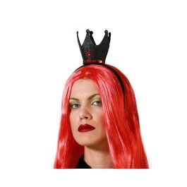 Couronne noire avec brillants rouges pour costume de reine des ténèbres, Halloween, théâtre - Accessoire gothique Precio: 10.5. SKU: B1DBSMLXJK