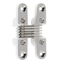 CEAM Charnière Invisible pour Porte 499 64,5x12,5 Nickelé-Blanc