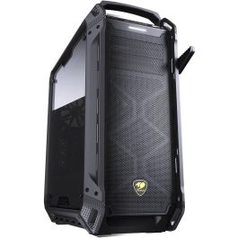 Cougar CGR-6AMKB-G - Boîtier PC Gaming Full-Tower Noir, Mesh, Verre Trempé, Support ATX/EATX/micro-ATX/Mini-ITX, Gestion des Câbles, 8 Slots, Refroidissement Avancé