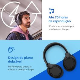 Casque Philips TAH6509BK Noir