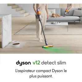 Dyson V12 Detect Slim Absolute Kabelloser Staubsauger (Nickel/Satin)