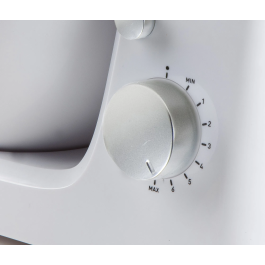 Domo Robot Pâtissier DO9241KR - 600 W, Moteur Puissant, 6 Vitesses, Bol 4 L, Mouvement Planétaire, Blanc - Pour Pâte, Crèmes et Préparations Maison