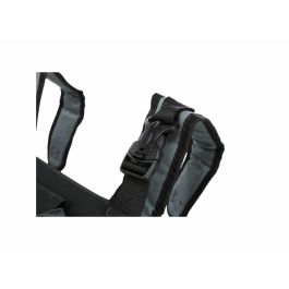 Trixie Sac à dos pour chien Connor 44 x 30 x 21 cm Noir / Bleu