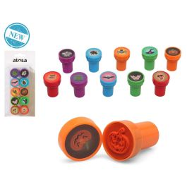 Set de 10 Tampons pour Halloween - Vignettes Enfant avec Vampires, Araignées et Autres Designs Variés, Accessoire Créatif pour Activités Scolaires et Décorations Precio: 2.4. SKU: B1C9BD6BLR