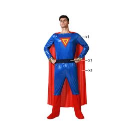 Déguisement Adulte Homme Super-Héros Costume Superpouvoirs Azur Ensemble (Mono, Cape, Ceinture) Polyester - Taille XL - Nouveauté 2022 Precio: 28.8. SKU: B1HEZS27M3