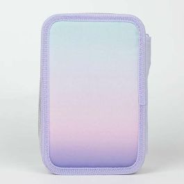 Plumier double Stitch Lila 12,5 x 6,5 x 19,5 cm 43 Pièces