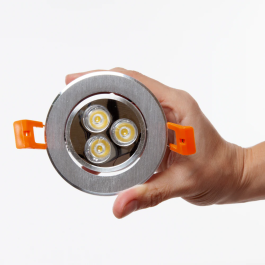 Projecteur Downlight LED 3W 300Lm 4200K Circulaire 40.000H [HO-LEDDOWN-3W-W]