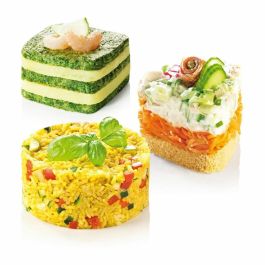 Moule de placage Tescoma Grandchef Gris Métal Acier inoxydable 4 Unités