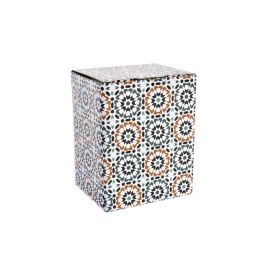 Tasse avec filtre pour infusions DKD Home Decor Multicouleur Orange Carrelage Arabe 300 ml (2 Unités)