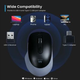 Pointe Ewent EW3204 Noir Gris 1600 dpi