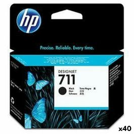 Cartouche d'Encre Compatible HP 711 Noir (40 Unités)