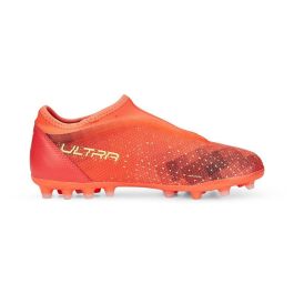 Chaussures de foot pour Enfants Puma Ultra Match LL MG Orange 13-14 Ans