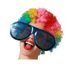 Gafas de Carnaval Mujer Azul Metalizado con Rejilla, Look Retro y Fiesta - Accesorio de Disfraz para Adulto Precio: 10.5. SKU: B13PWWVAM2