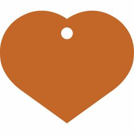 Plaque d'identification Imarc Heart Orange