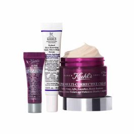 Kiehl's Coffret 3 pièces SUPER MULTI-CORRECTIVE : Crème Visage 50ml, Sérum Rétinol 10ml, Contour Yeux 3ml