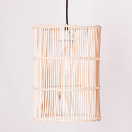 Lampe Suspendue "Evelynn" Rotin [SKD-AP-RATAN]