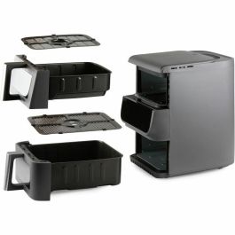 Domo Airfryer DO550FR Friteuse sans huile Double cuve 3,5 L + 6,5 L 10 programmes 2500W