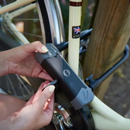 Yale U-Lock Antivol Haute Sécurité Or Certifié Pour Vélo, VTT, 230 x 115 x 14 mm