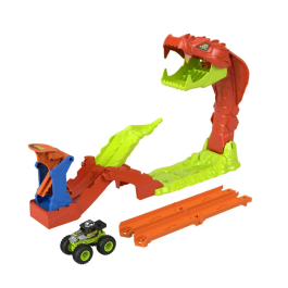Hot Wheels JJN44 Coffret de jeu Monster Trucks L'Attaque du Serpent avec Véhicule Bone Shaker 1/64 - Jeu de piste et lanceur Precio: 53.556. SKU: B1G69AD9YS