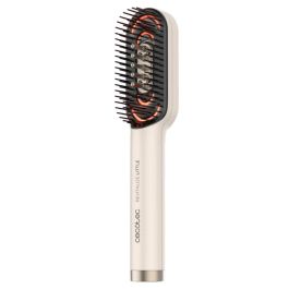 Brosse réparatrice Cecotec HairCare Revitalize Little LED, massage, sérum, rechargeable, champagne