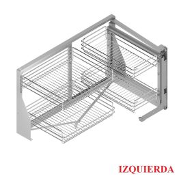 MENAGE CONFORT Rangement d'angle Classic M900 Cromo Izquierda avec 4 paniers 35kg amortis Precio: 417.7899996. SKU: B1FLMCLP96