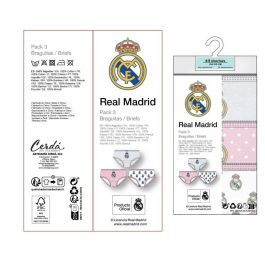 Pack de culottes pour fille Real Madrid C.F. Multicouleur 46,5