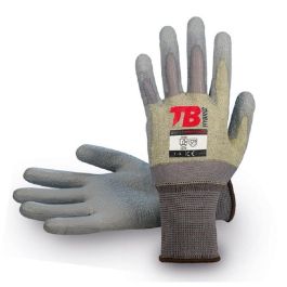 TOMAS BODERO 500NEVERCUT Gants de Protection en Nylon Gris avec Kevlar et Paume en Polyuréthane, Anti-abrasion, Taille XL (7-10) Precio: 5.9499996. SKU: B18T6SNLRW