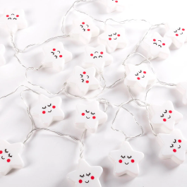 Guirlande LED Intérieure HO-XMAS-044-IP20-1,5M WW à Piles 1,5m