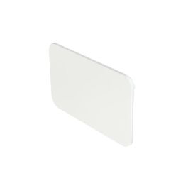 HERRAJES ALK Tapa Cajón Qube 51X30 Acabado Blanco